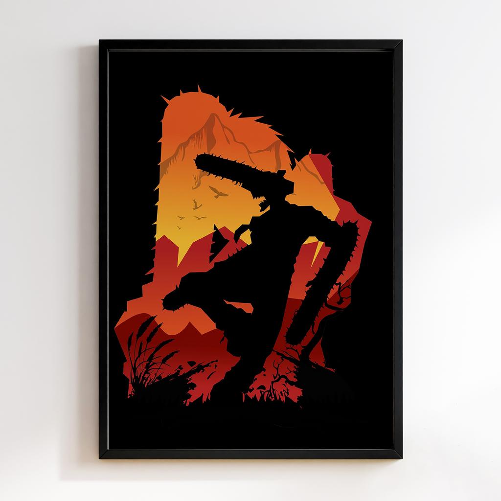 Постер Людина-Бензопила (Chainsaw Man) HM04