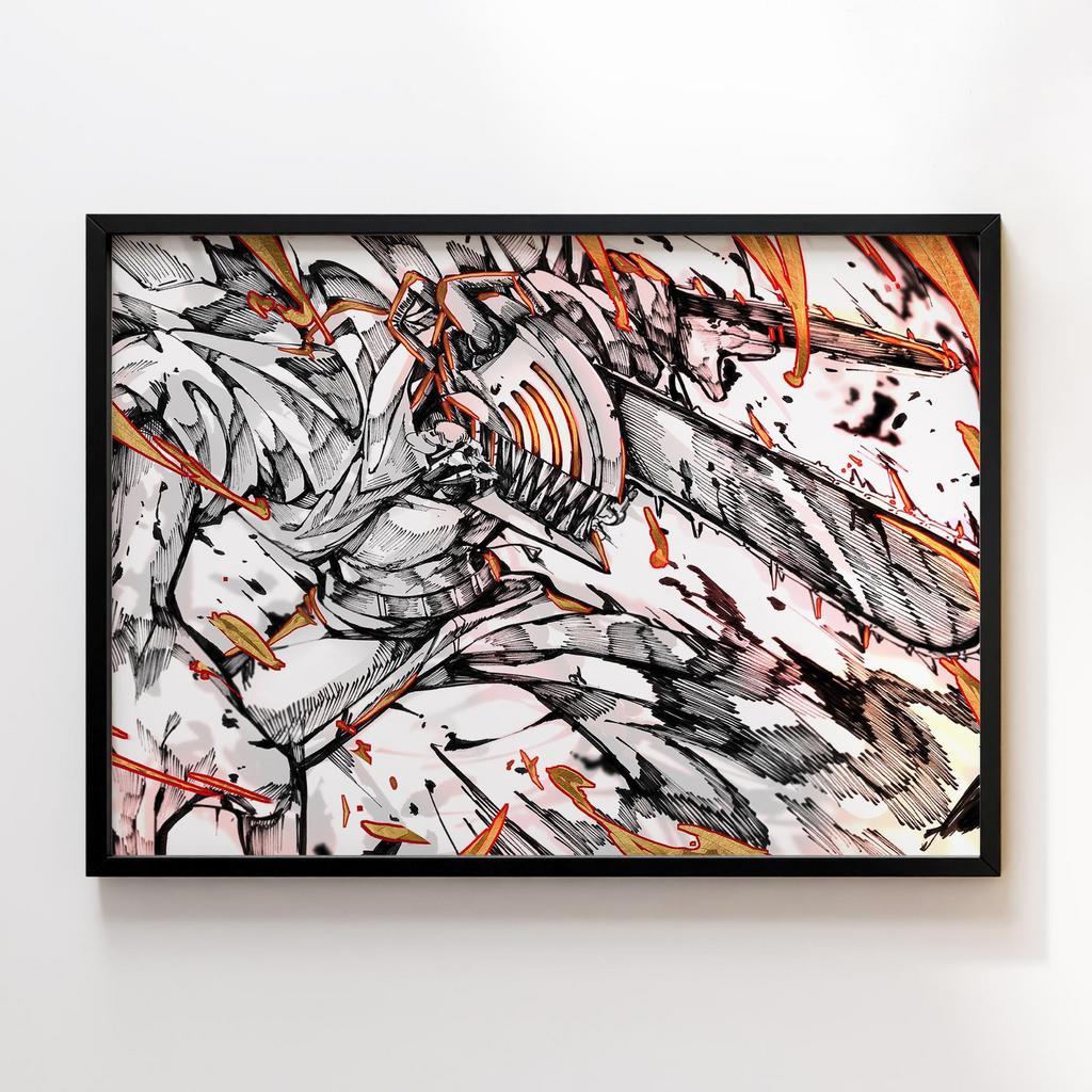 Постер Людина-Бензопила (Chainsaw Man) HM25