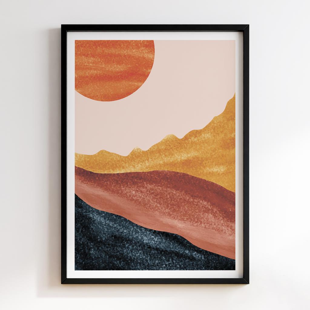 Постер Бохо Природа (Boho Nature) BW04