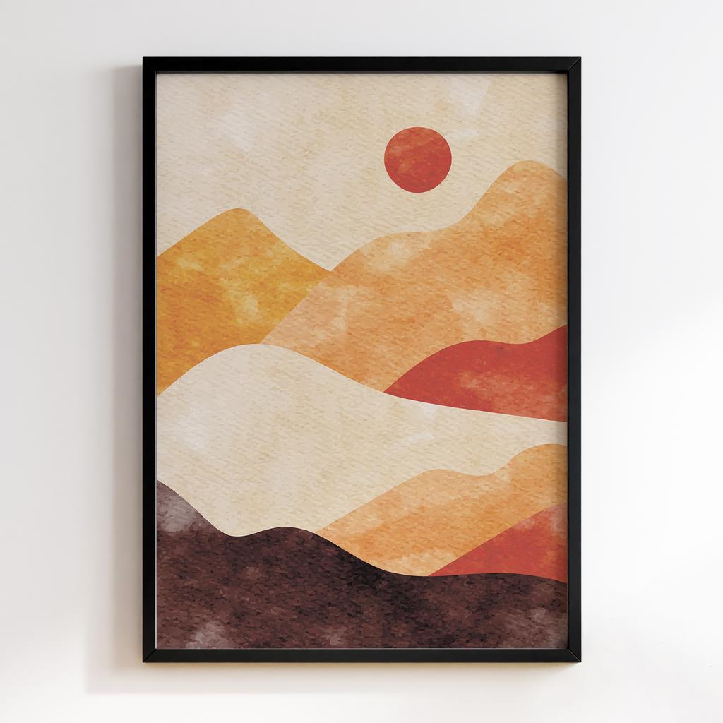 Постер Бохо Природа (Boho Nature) BW10