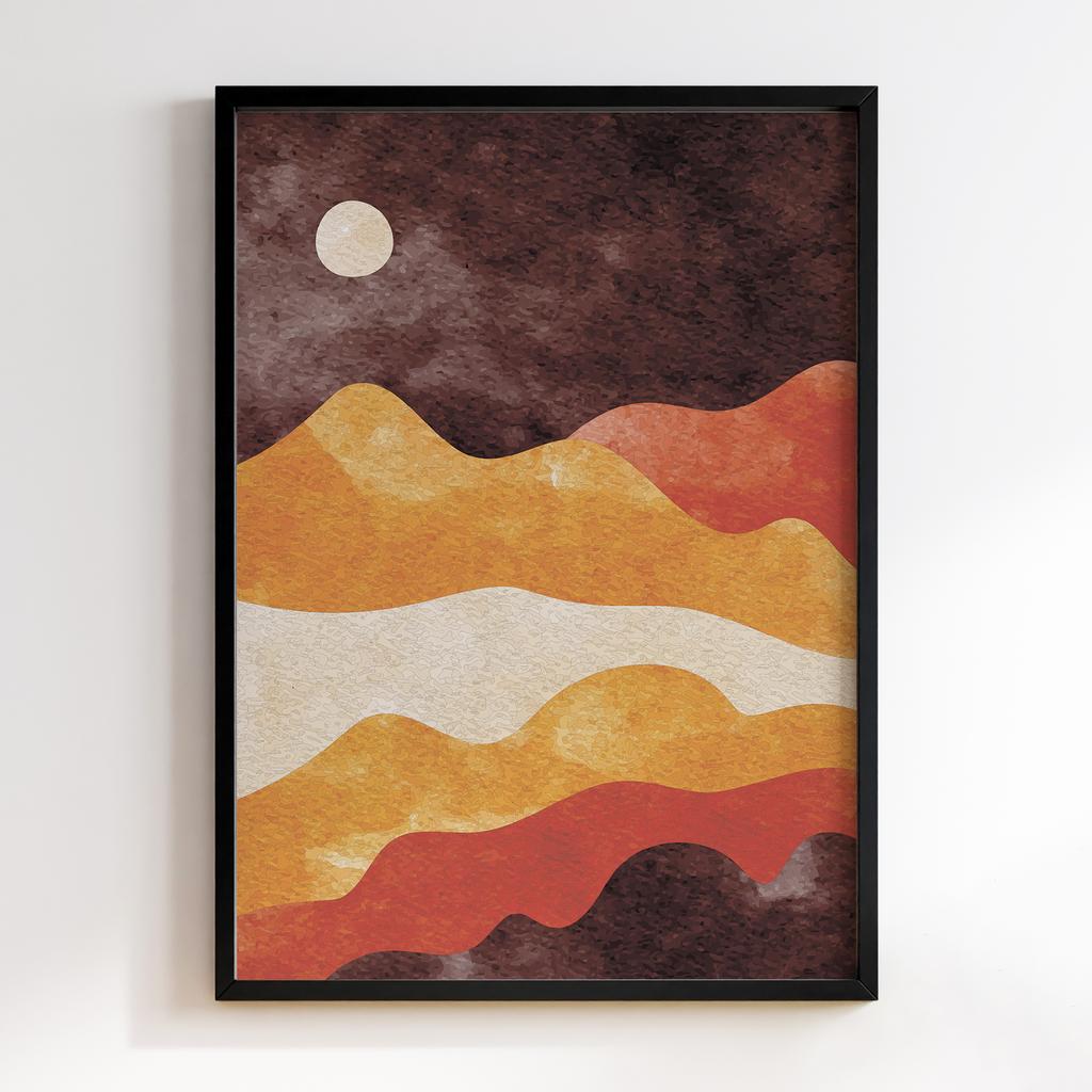 Постер Бохо Природа (Boho Nature) BW11