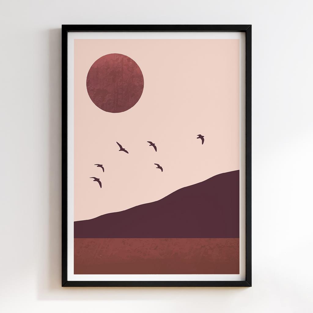 Постер Бохо Природа (Boho Nature) BW24