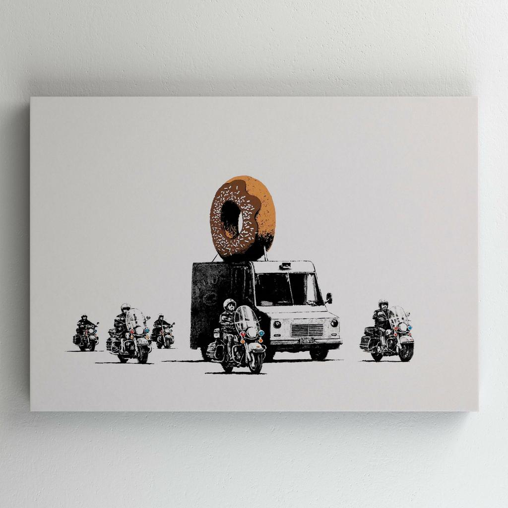 Картина на полотні Бенксі (Banksy) BY04