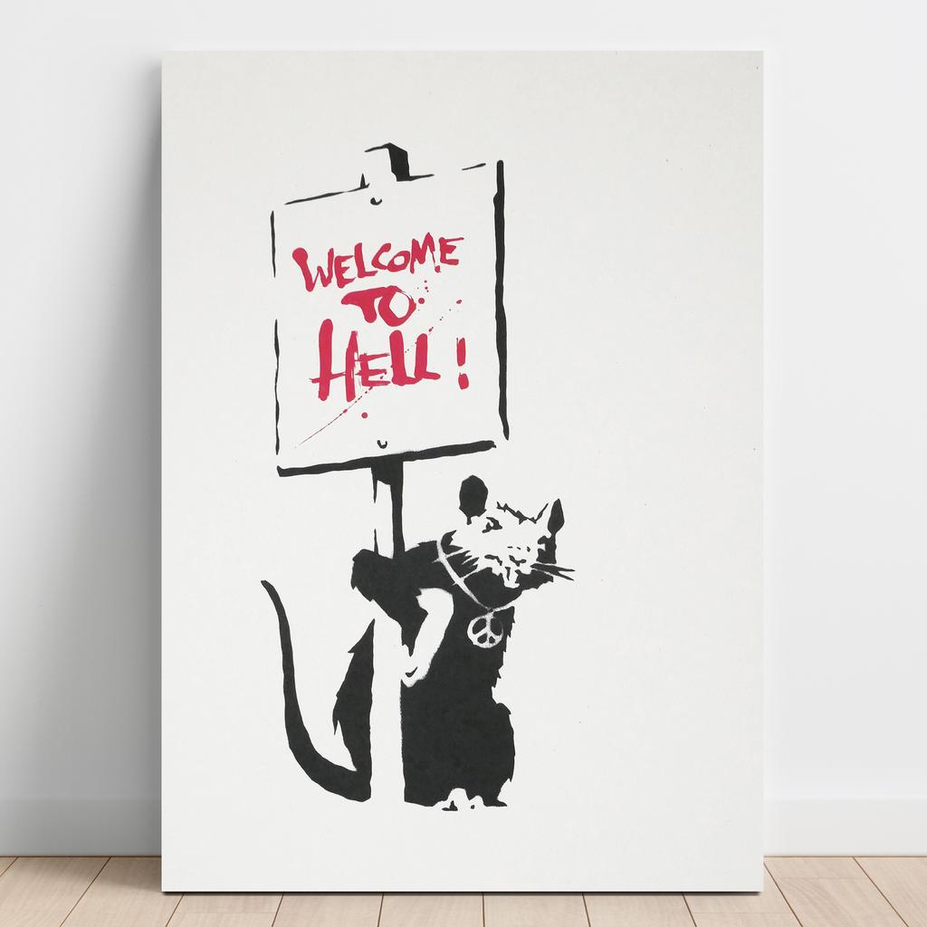 Картина на полотні Бенксі (Banksy) BY33