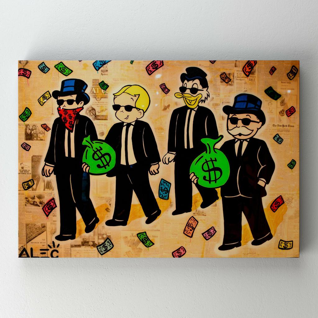 Картина на полотні Алек Монополі (Alec Monopoly) AL03