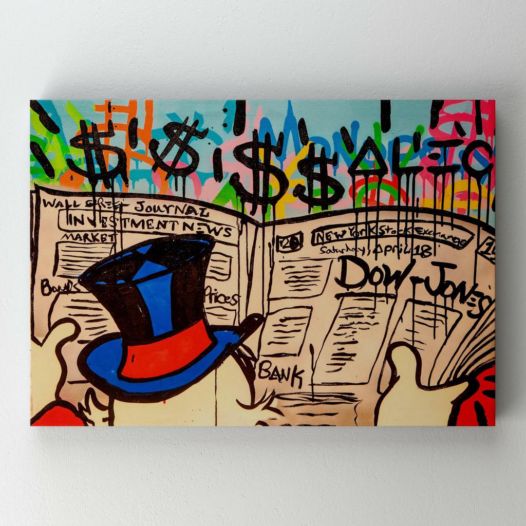 Картина на полотні Алек Монополі (Alec Monopoly) AL09