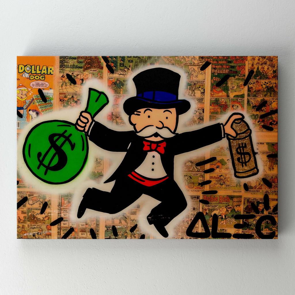 Картина на полотні Алек Монополі (Alec Monopoly) AL29