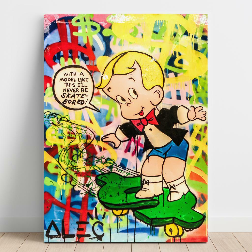Картина на полотні Алек Монополі (Alec Monopoly) AL35
