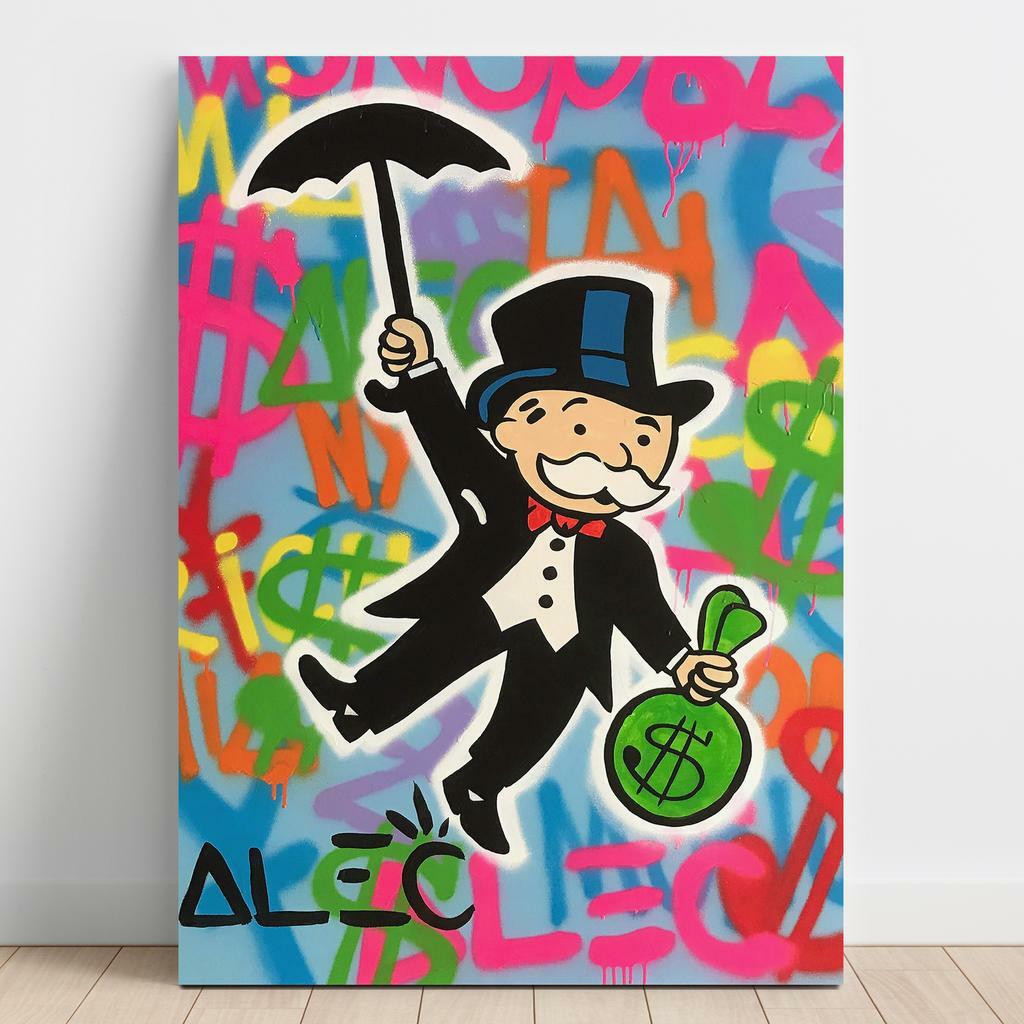 Картина на полотні Алек Монополі (Alec Monopoly) AL40