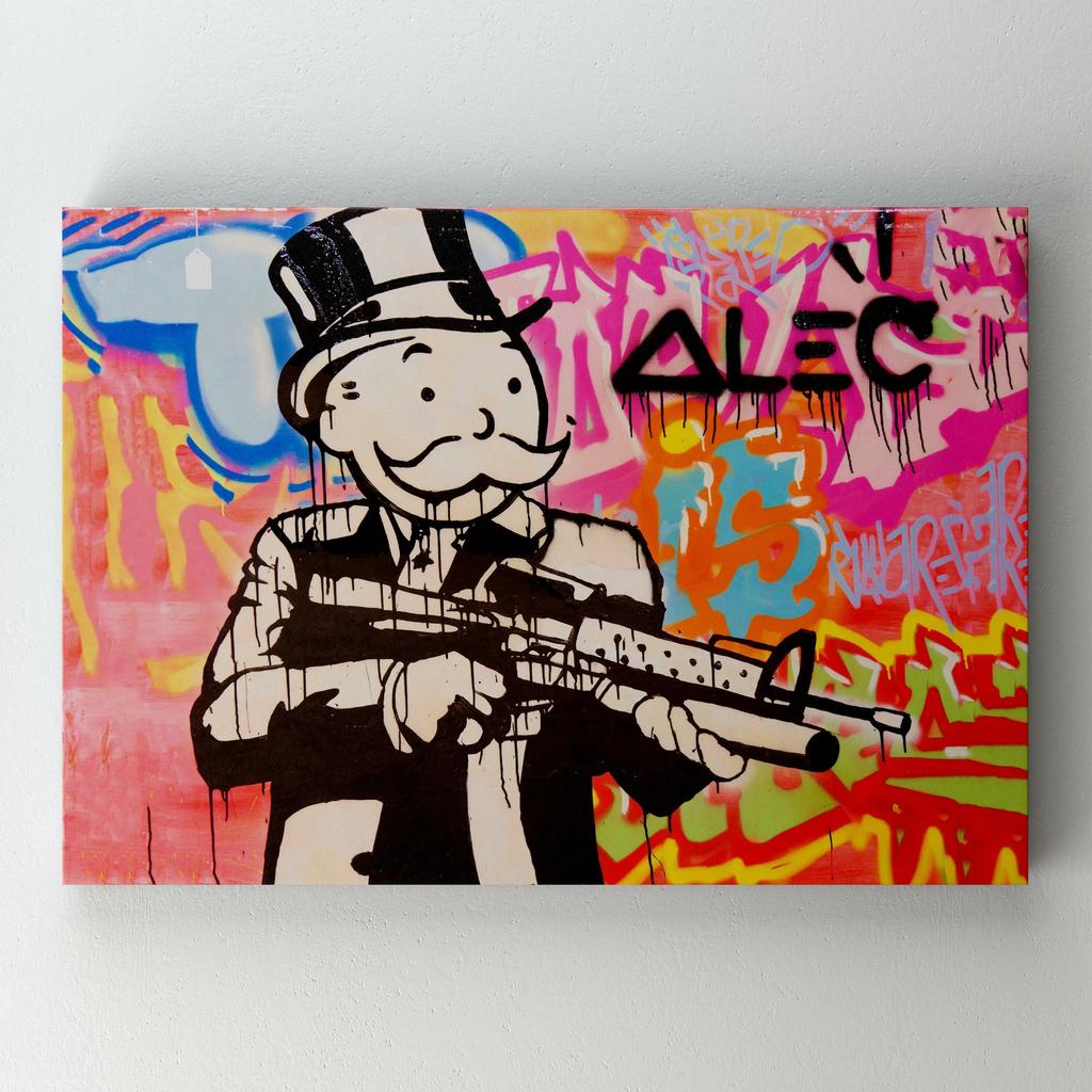 Картина на полотні Алек Монополі (Alec Monopoly) AL42