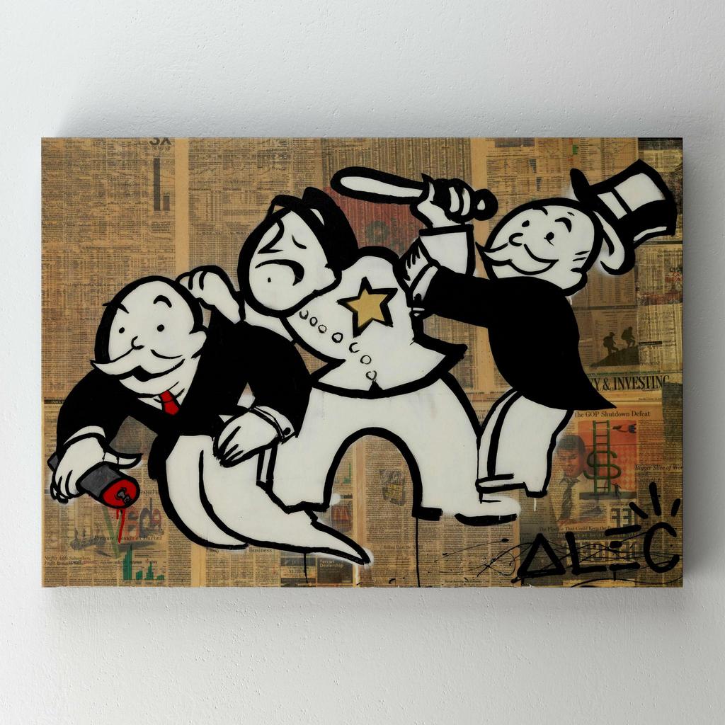 Картина на полотні Алек Монополі (Alec Monopoly) AL45