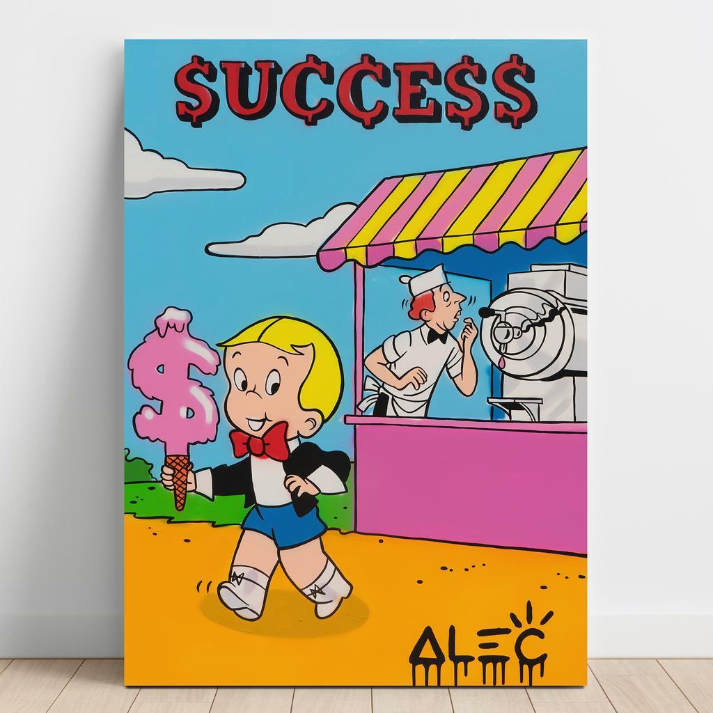 Картина на полотні Алек Монополі (Alec Monopoly) AL60