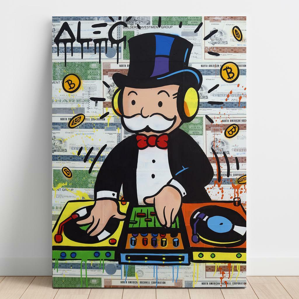 Картина на полотні Алек Монополі (Alec Monopoly) AL65