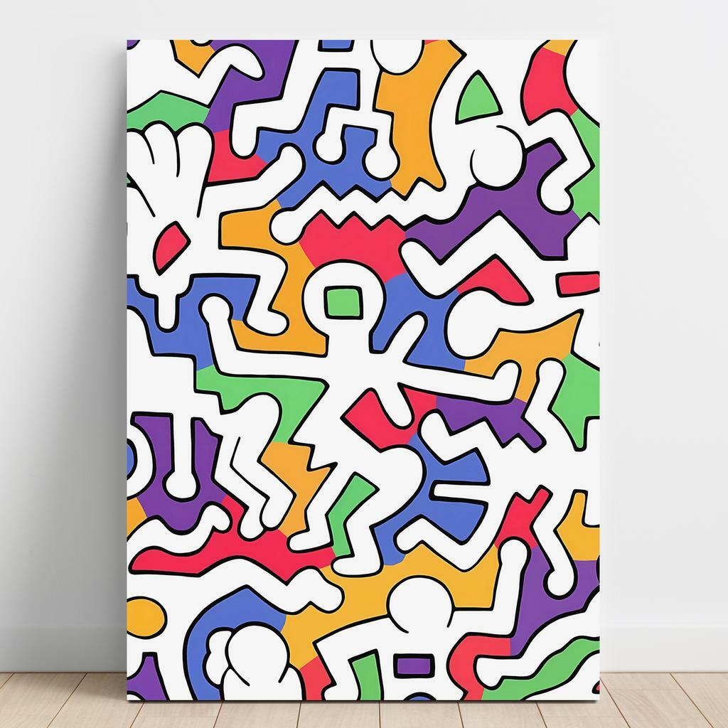 Картина на полотні Кіт Харінг (Keith Haring) KH11