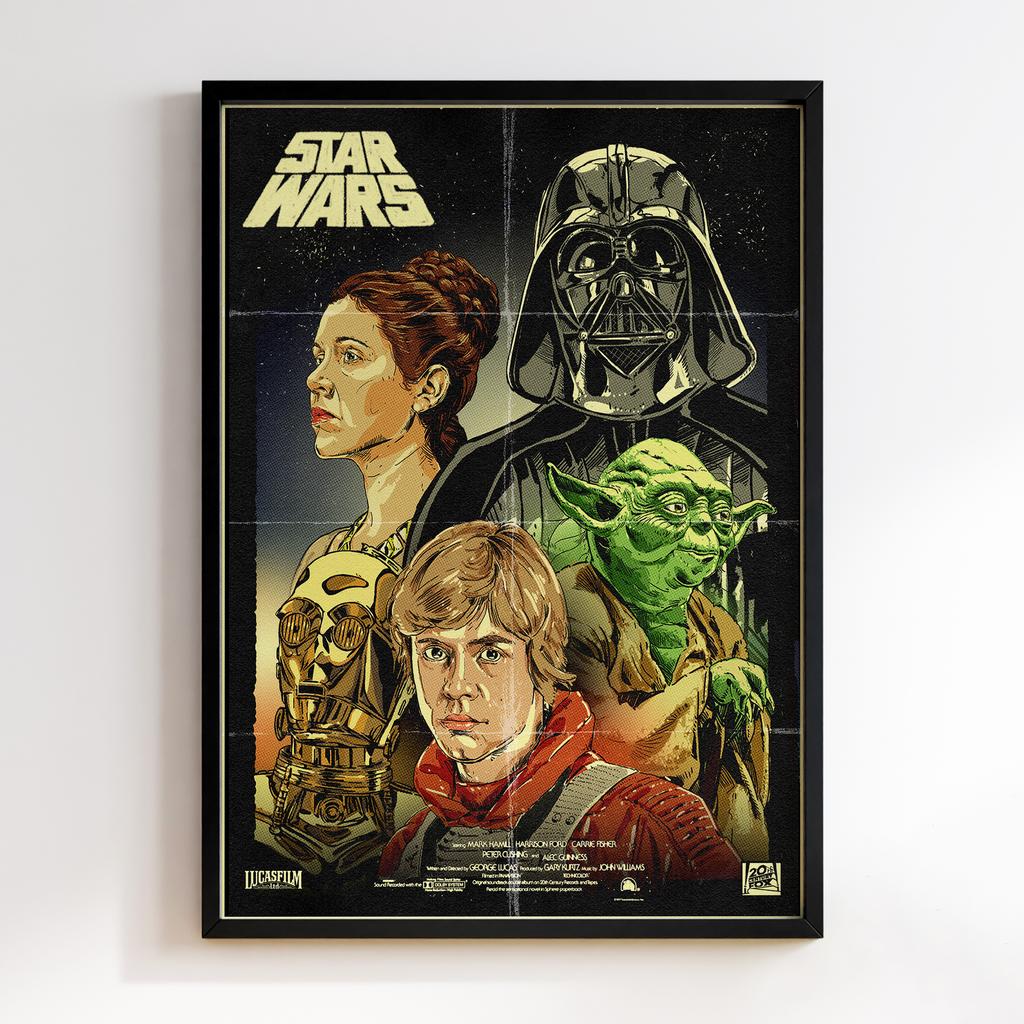 Постер Зоряні Війни (Star Wars) QW81