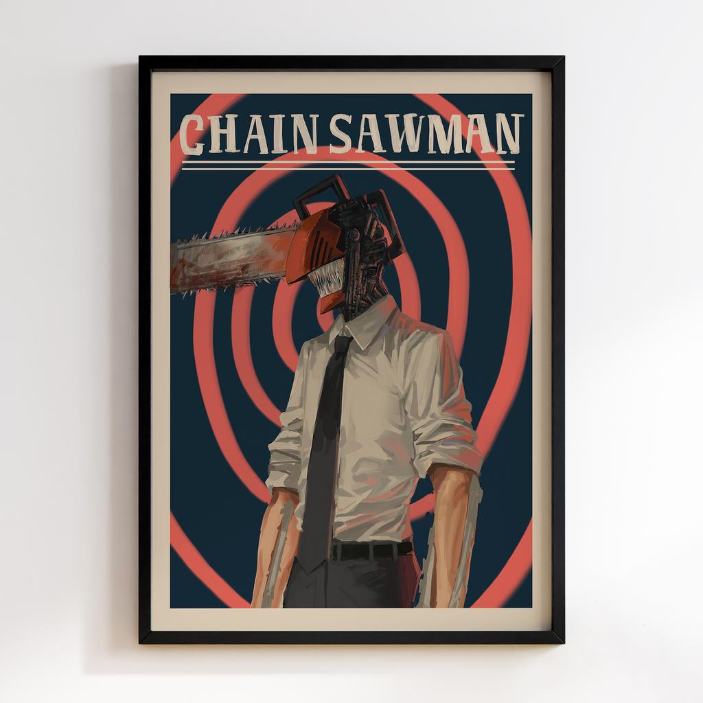Постер Людина-Бензопила (Chainsaw Man) HM037