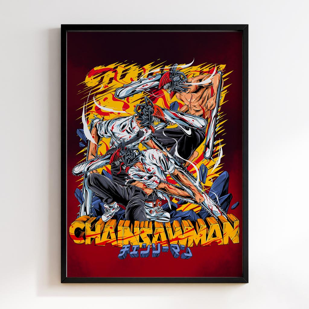 Постер Людина-Бензопила (Chainsaw Man) HM040