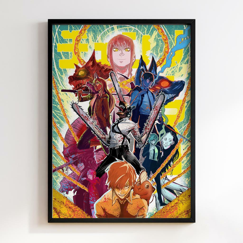 Постер Людина-Бензопила (Chainsaw Man) HM038