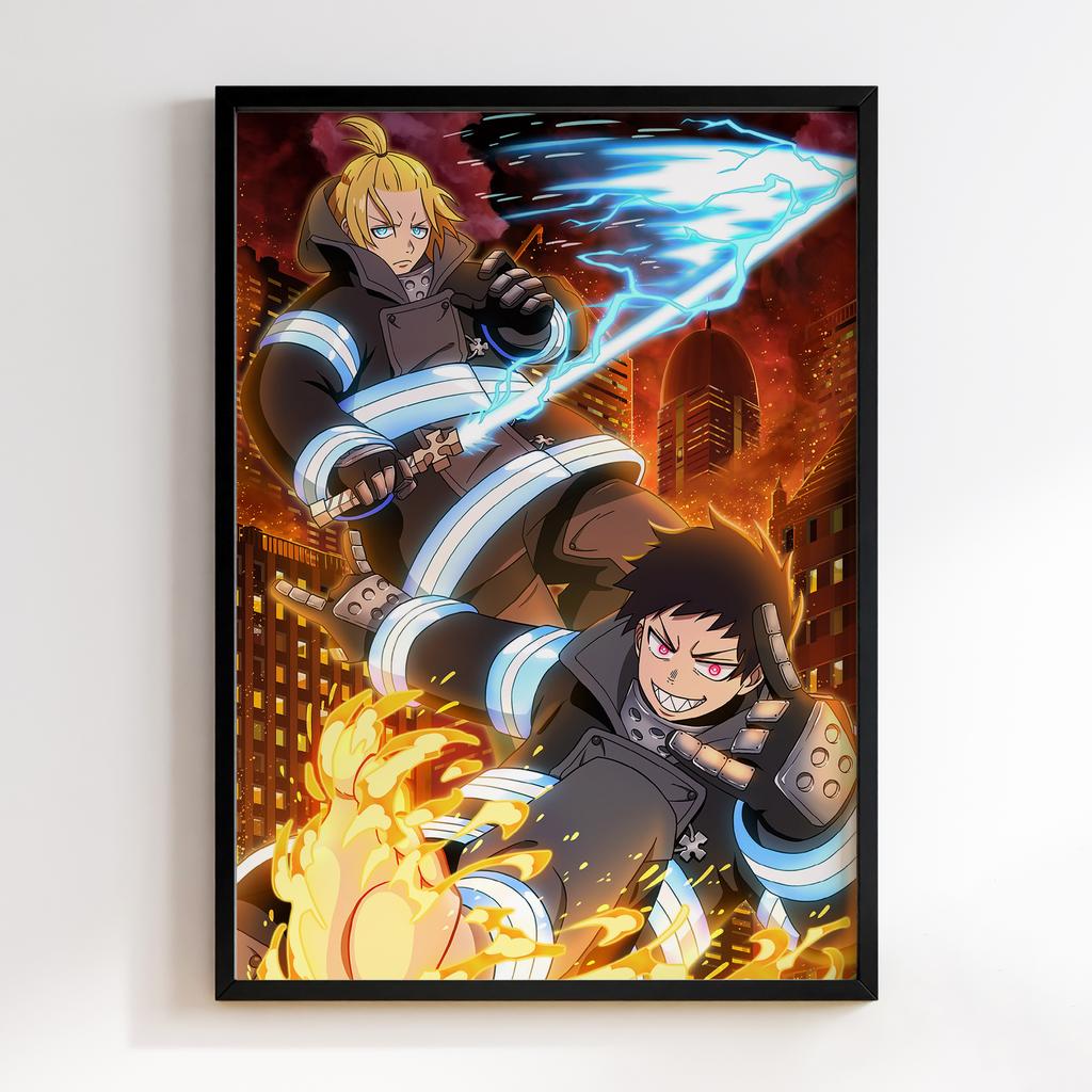 Постер Полум'яні Вогнеборці (Fire Force) FCE08