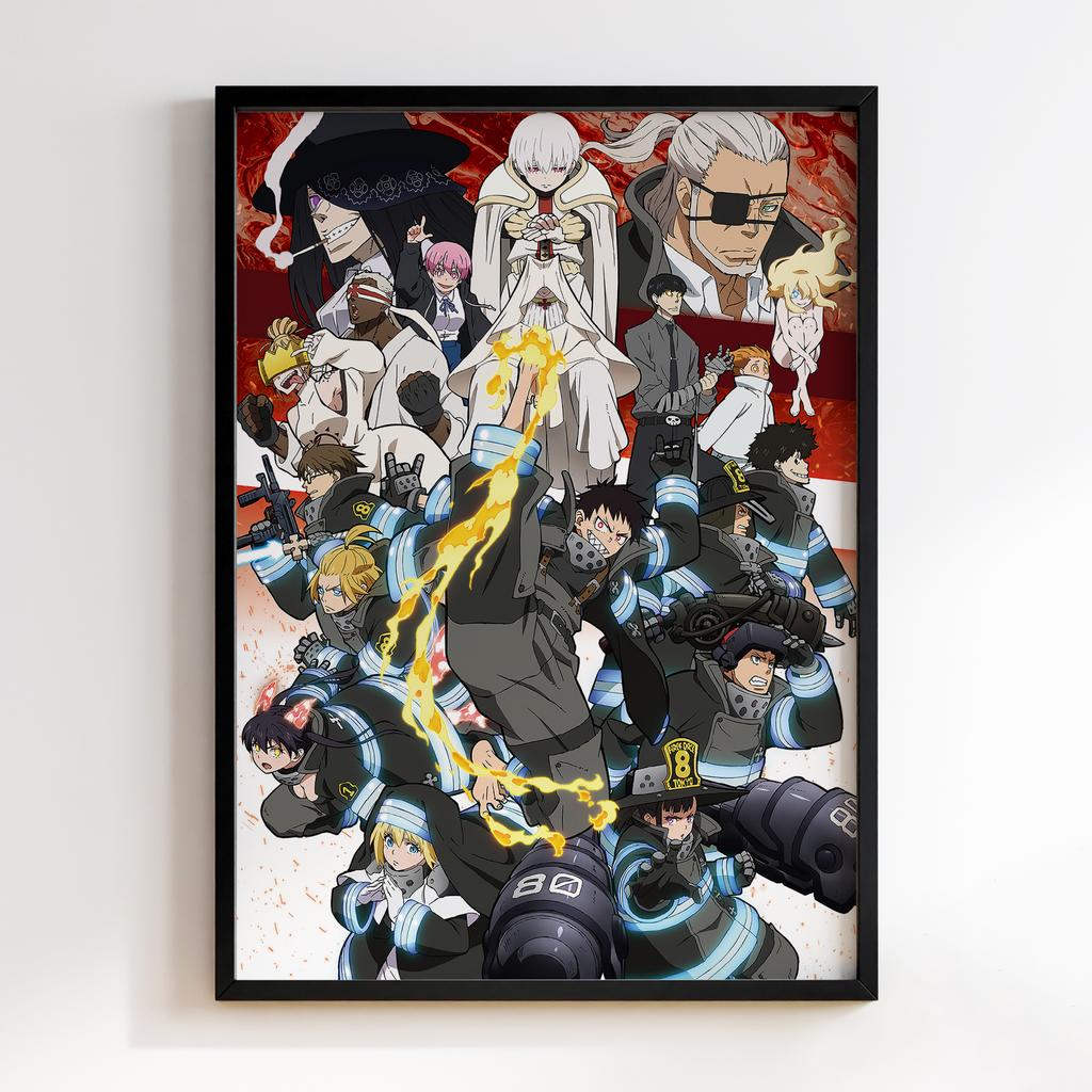 Постер Полум'яні Вогнеборці (Fire Force) FCE09