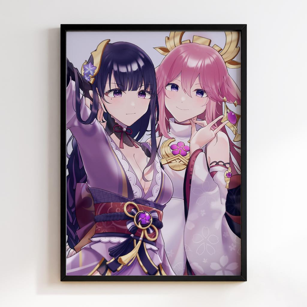 Постер Геншин Імпакт Сьогун Райден (Genshin Impact Raiden Shogun) GRS01