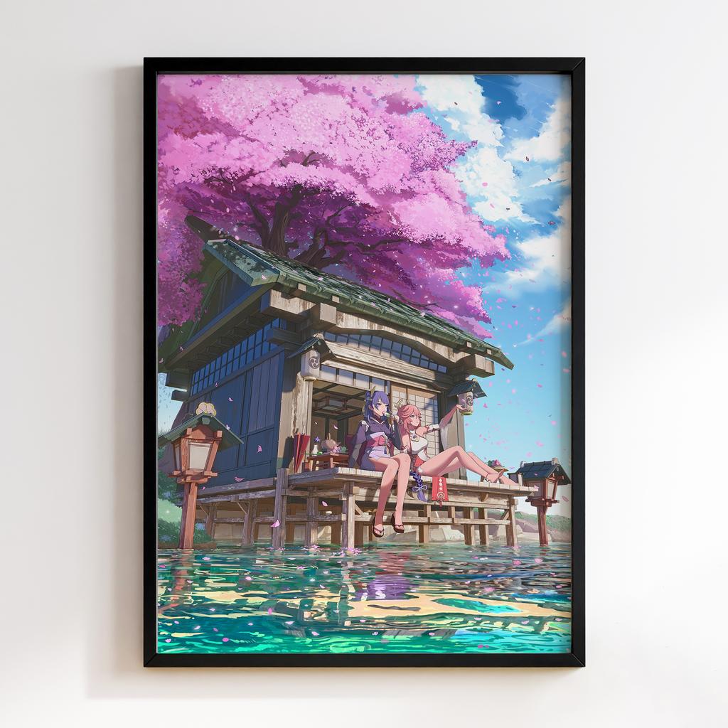 Постер Геншин Імпакт Сьогун Райден (Genshin Impact Raiden Shogun) GRS03