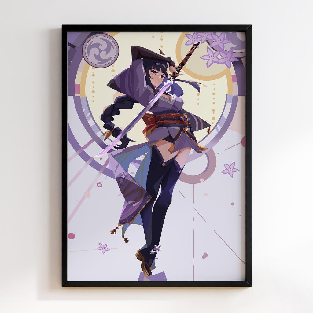 Постер Геншин Імпакт Сьогун Райден (Genshin Impact Raiden Shogun) GRS92