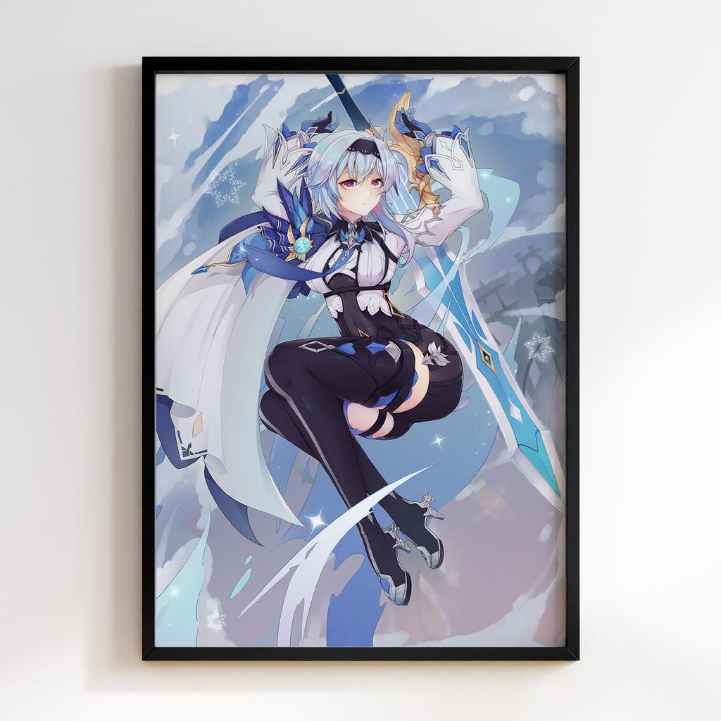 Постер Геншин Імпакт Еола Лоуренс (Genshin Impact Eula Lawrence)​ EWE14