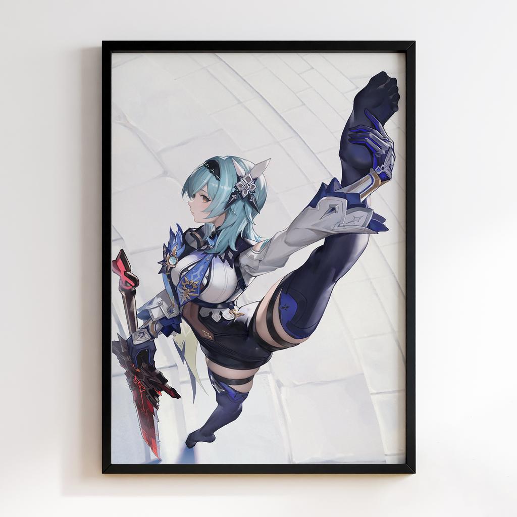 Постер Геншин Імпакт Еола Лоуренс (Genshin Impact Eula Lawrence)​ EWE26