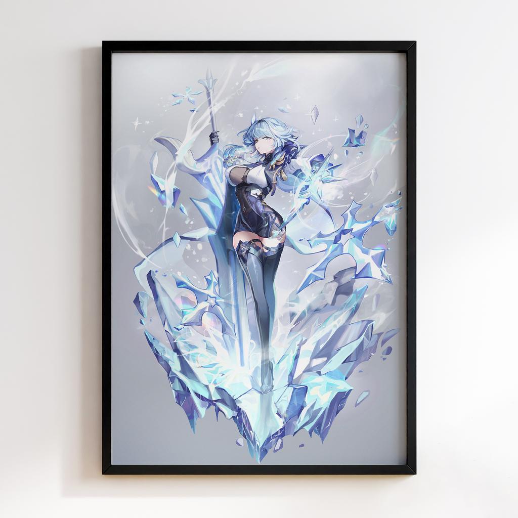 Постер Геншин Імпакт Еола Лоуренс (Genshin Impact Eula Lawrence)​ EWE35