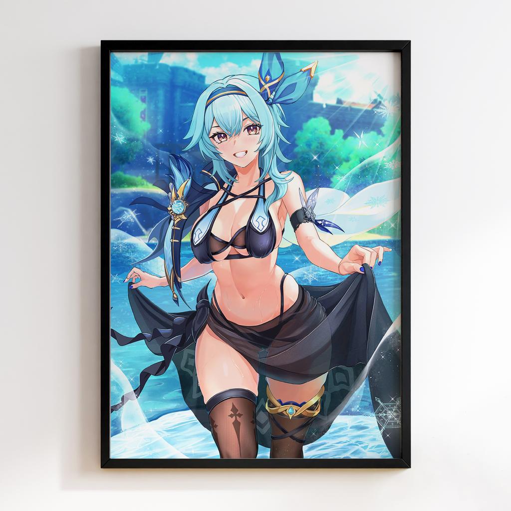 Постер Геншин Імпакт Еола Лоуренс (Genshin Impact Eula Lawrence)​ EWE37