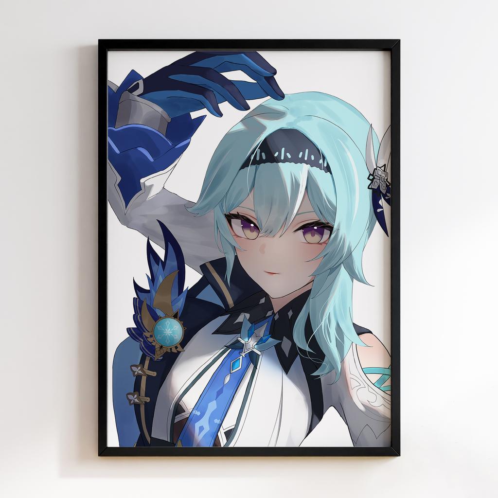 Постер Геншин Імпакт Еола Лоуренс (Genshin Impact Eula Lawrence)​ EWE44