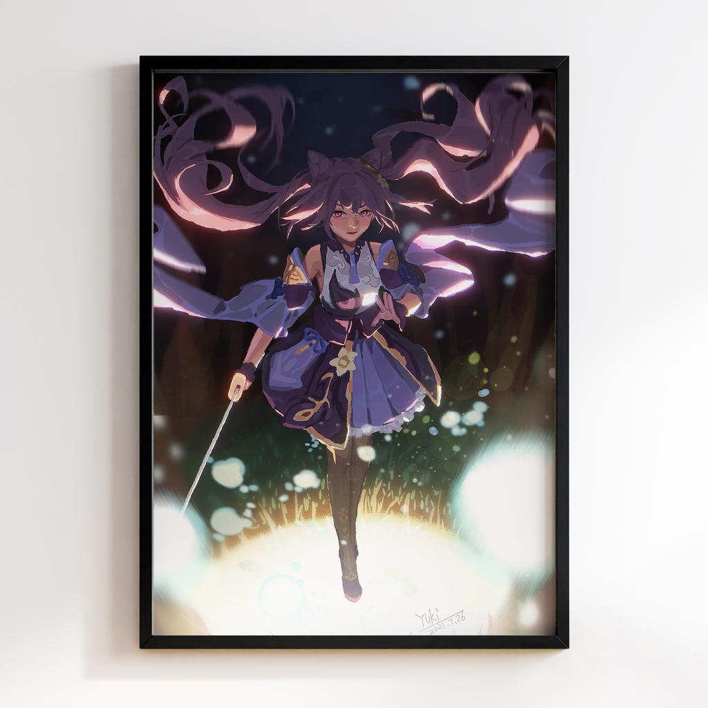 Постер Ке Цин Геншин Імпакт(Genshin Impact Keqing)​ GIK08