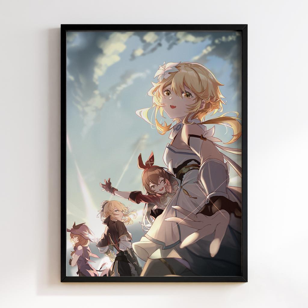 Постер Люмін Геншин Імпакт (Genshin Impact Lumine)​ GIL01