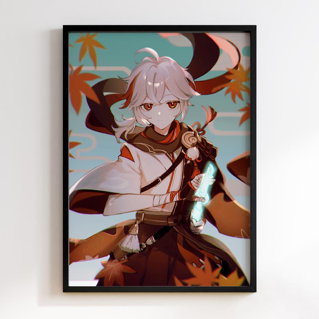 Постер Каедехара Кадзуха Геншин Імпакт (Genshin Impact Kaedehara Kazuha)​ GIKK04