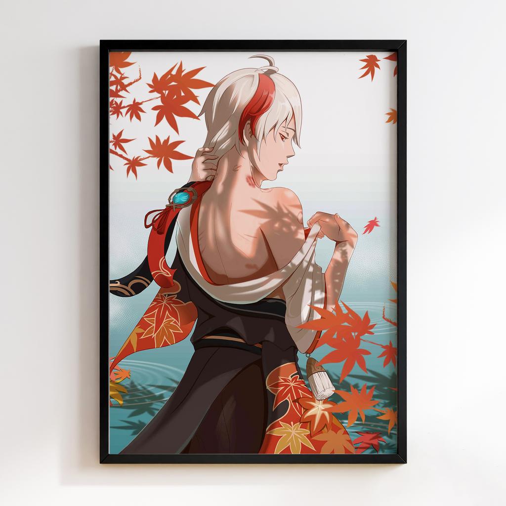 Постер Каедехара Кадзуха Геншин Імпакт (Genshin Impact Kaedehara Kazuha)​ GIKK06