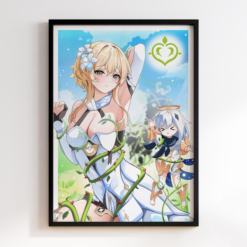 Постер Люмін Геншин Імпакт (Genshin Impact Lumine)​ GIL04