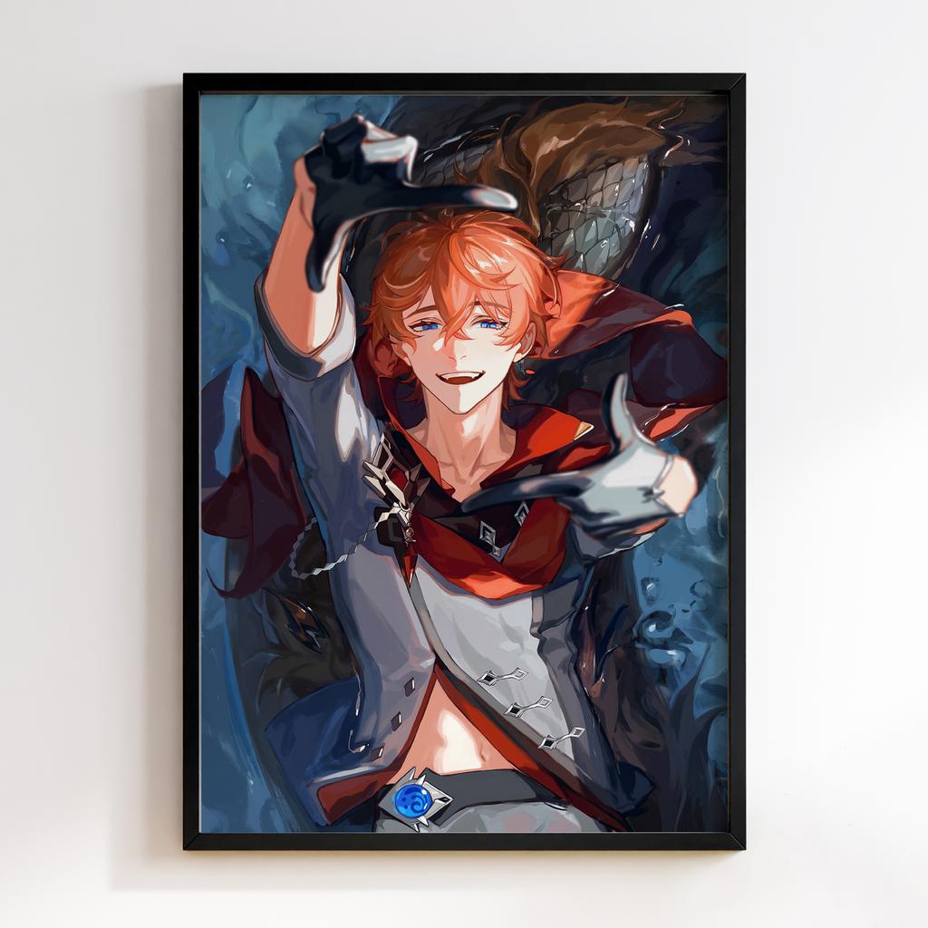 Постер Тарталія Геншин Імпакт (Tartaglia Genshin Impact) TGI005