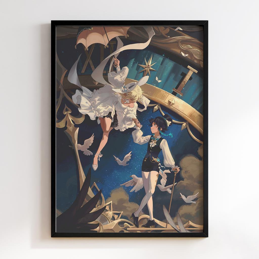 Постер Венті Геншин Імпакт (Venti Genshin Impact) VGI003