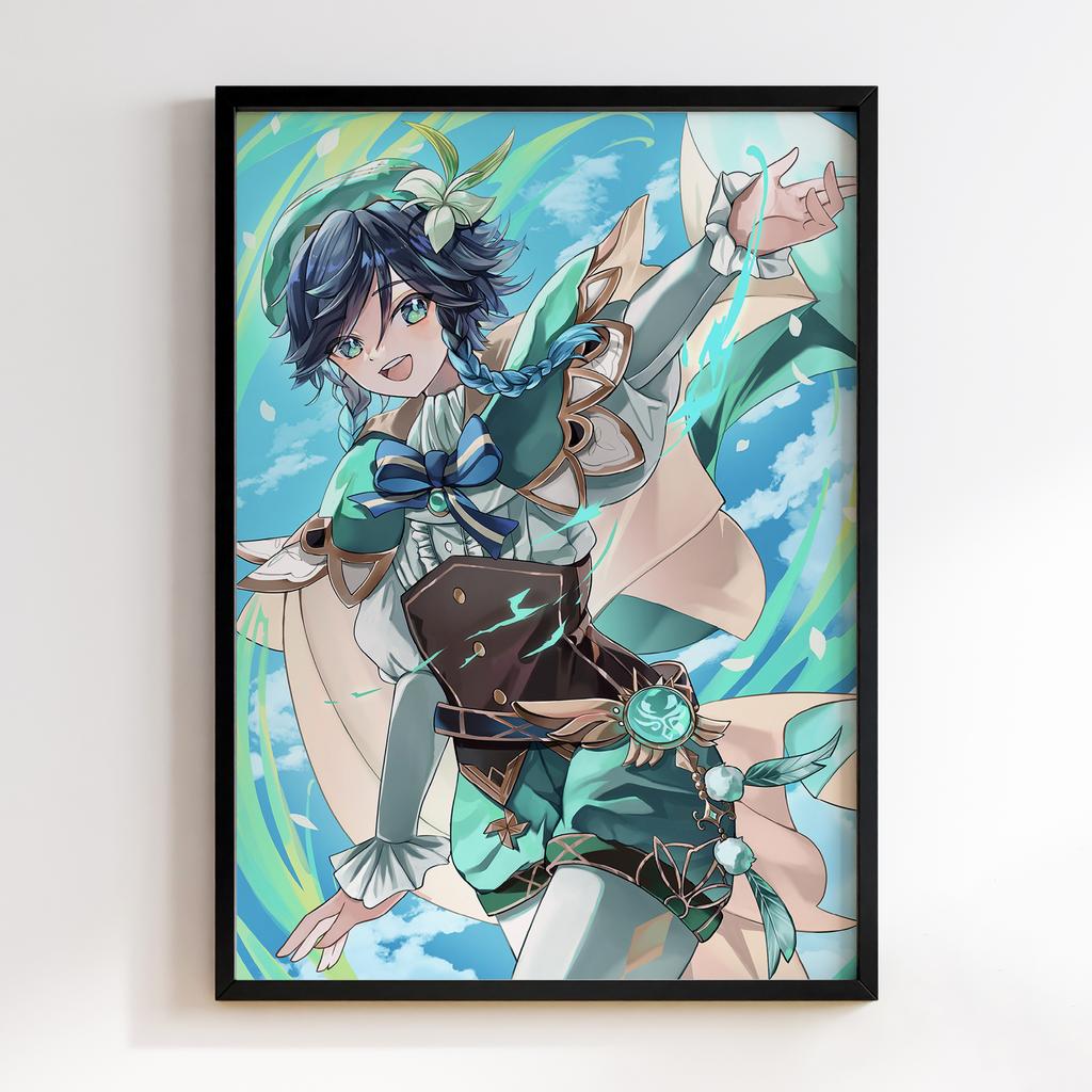 Постер Венті Геншин Імпакт (Venti Genshin Impact) VGI-17
