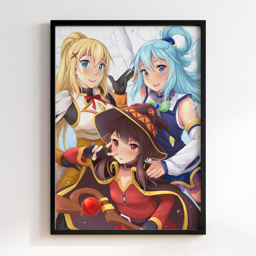 Постер КоноСуба Цей прекрасний світ, благословенний Богом! (KonoSuba) KSA04