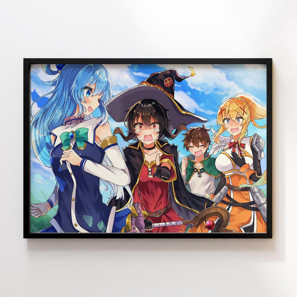 Постер КоноСуба Цей прекрасний світ, благословенний Богом! (KonoSuba) KSA09