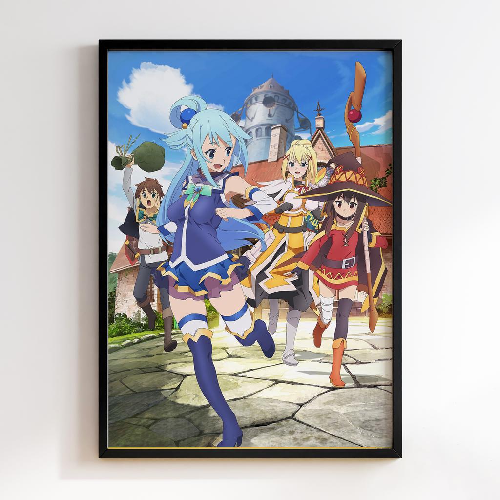 Постер КоноСуба Цей прекрасний світ, благословенний Богом! (KonoSuba) KSA16