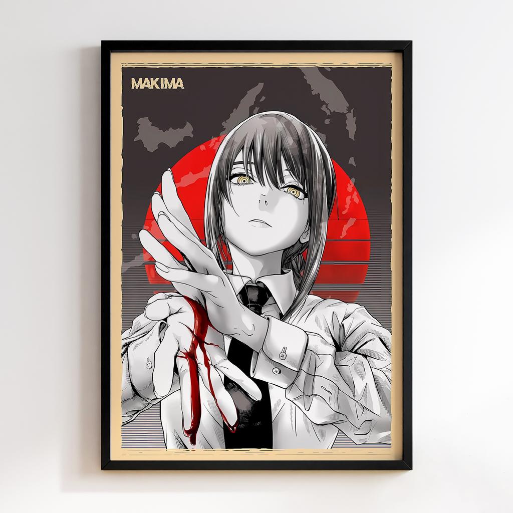 Постер Макіма Людина-Бензопила (Makima Chainsaw Man) MCM-12