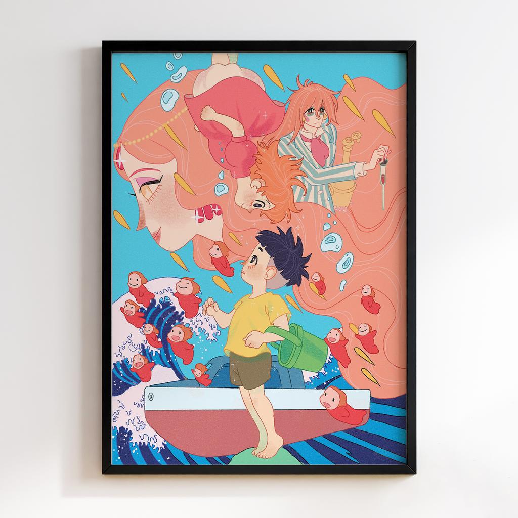 Постер Поньо на кручі (Ponyo) PYN20