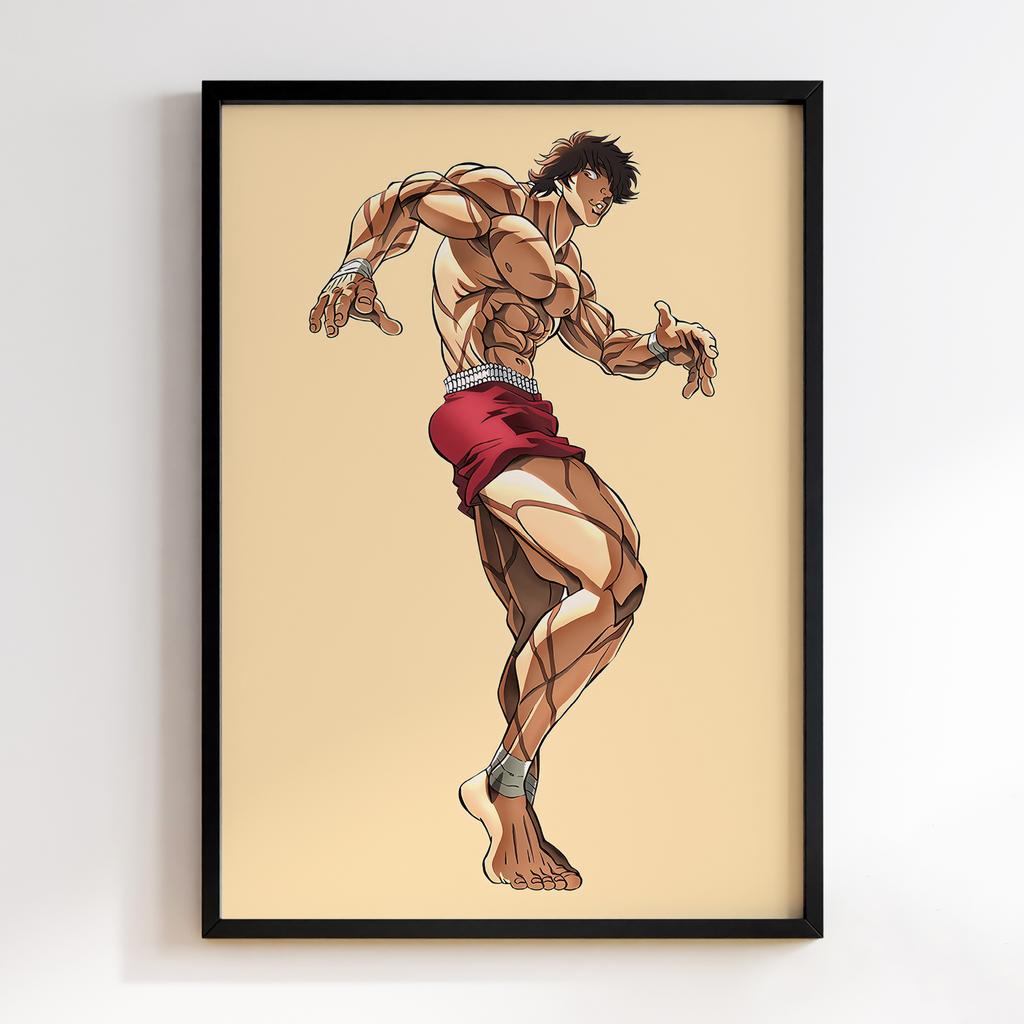 Постер Бакі Ханма (Hanma Baki) HBV01