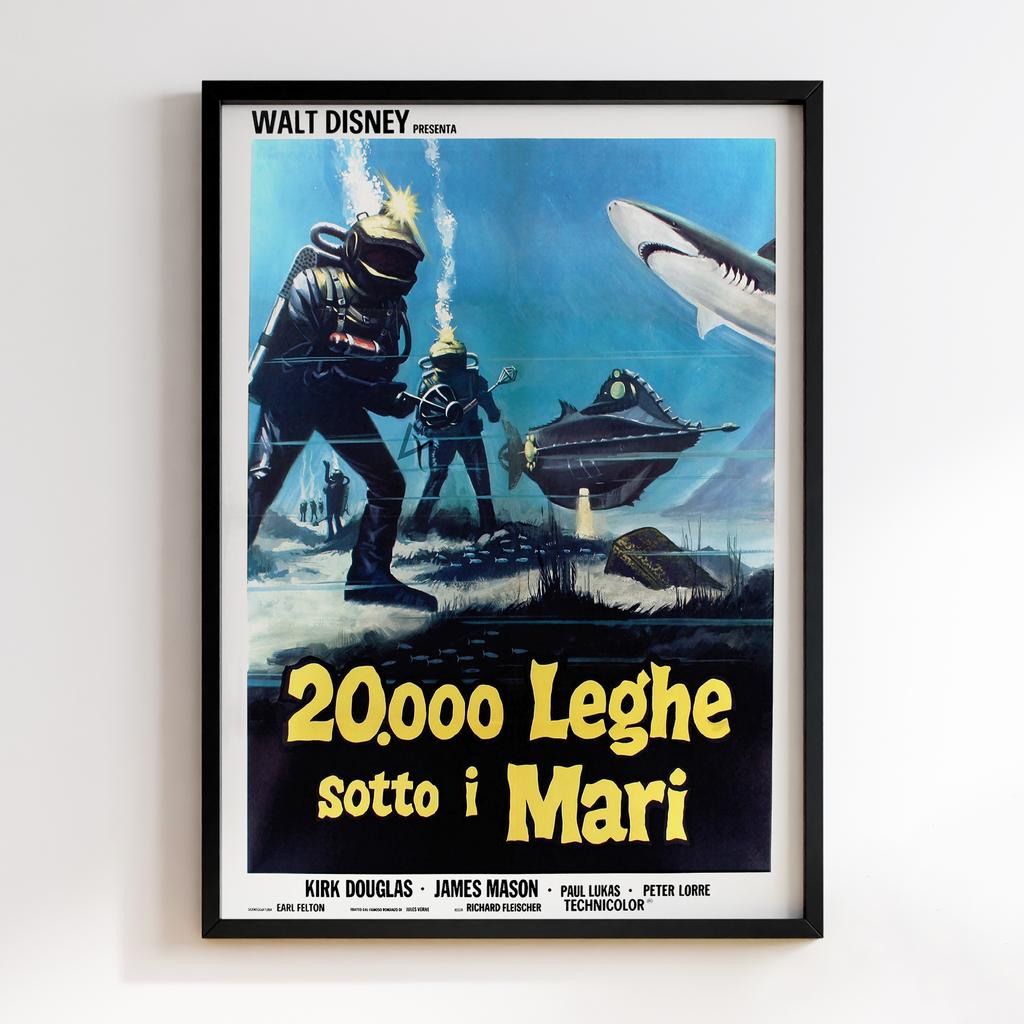 Постер 20000 тисяч льє під водою (20,000 Leagues Under the Sea) 1955 LUS01
