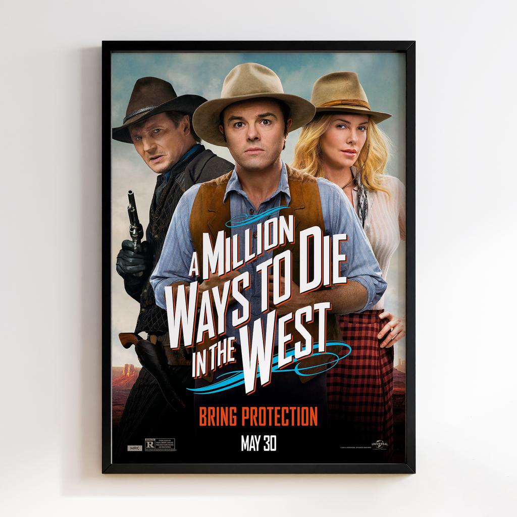 Постер Мільйон способів втратити голову (A Million Ways to Die in the West) MWD02