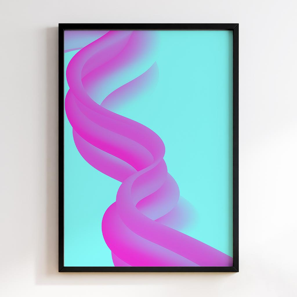 Постер Абстракція та Градієнт (Gradient Art) ANG14