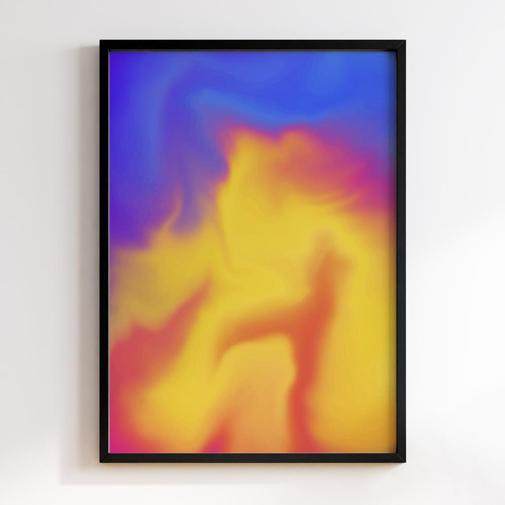 Постер Абстракція та Градієнт (Gradient Art) ANG23